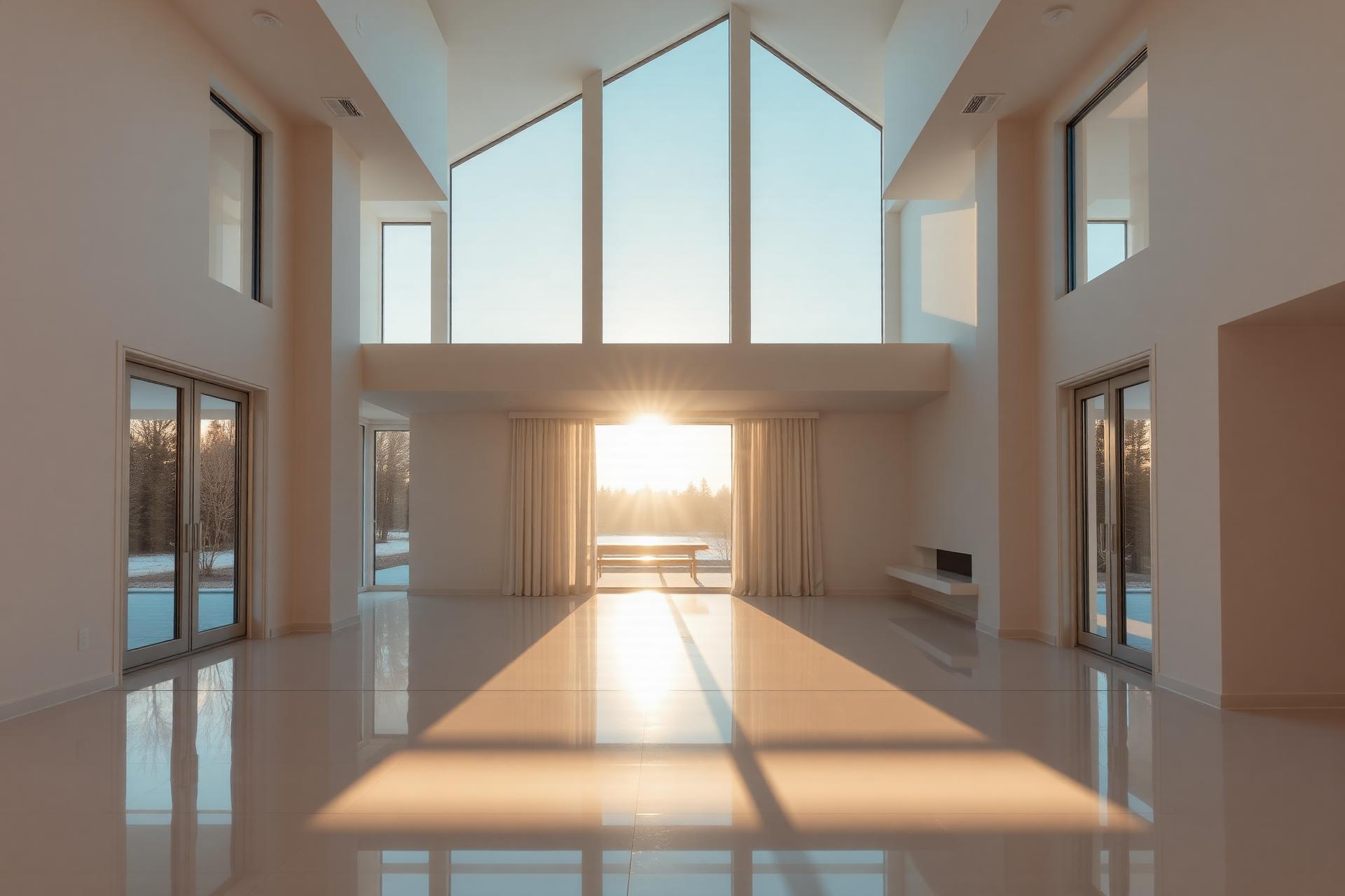 Spotless newly constructed luxury interior
